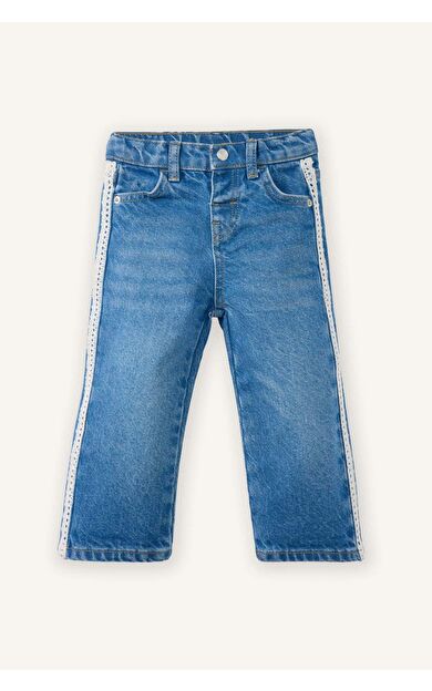 DeFacto Kız Bebek Culotte Jean Pantolon