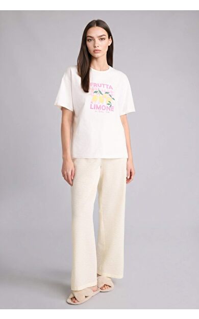 DeFacto Regular Fıt Uzun Boy Dokuma Alt