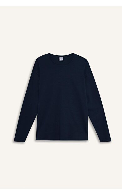 Boxy Fit Bisiklet Yaka Üst