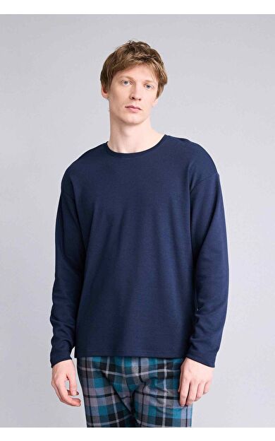 DeFacto Boxy Fit Bisiklet Yaka Üst