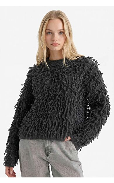 Regular Fit Bisiklet Yaka Triko Kazak