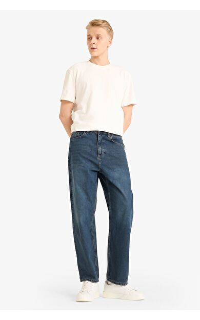 DeFacto Baggy Fit Düz Paça Jean Pantolon
