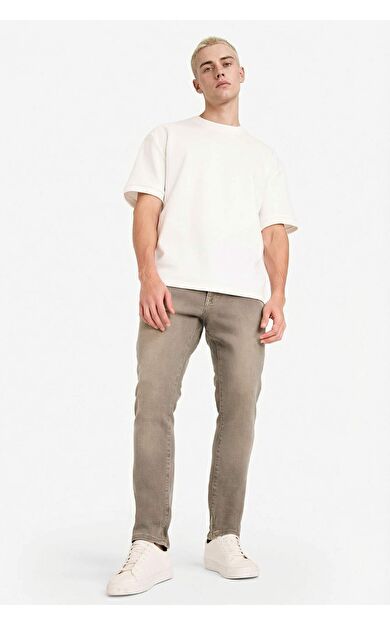 Pedro Slim Fit Dar Kalıp Normal Bel Dar Paça Jean Pantolon