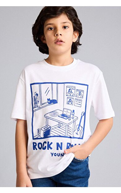Baskılı Tişört Erkek Çocuk