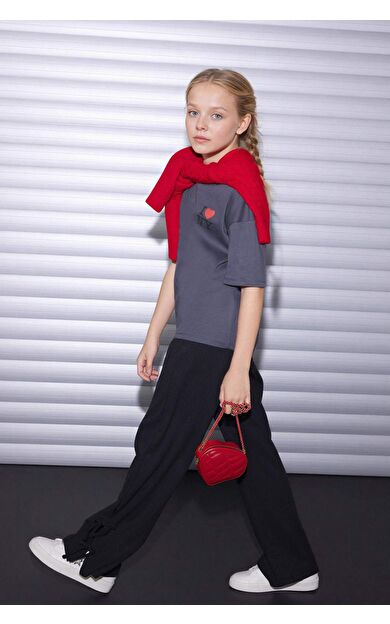 Wıde Leg Pantolon Kız Çocuk