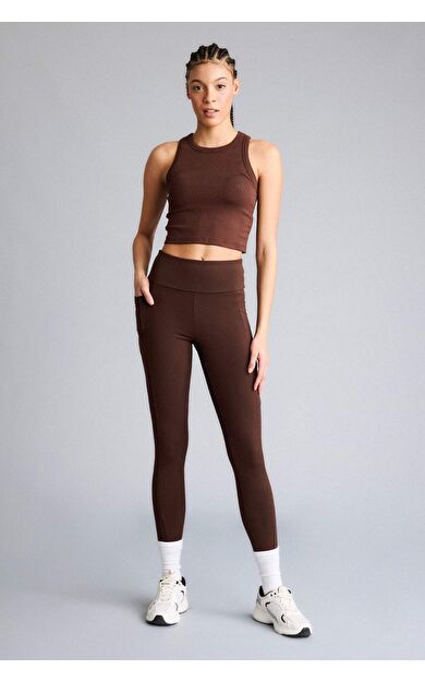 Yüksek Bel Sporcu Tayt