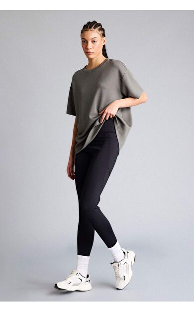 Yüksek Bel Sporcu Tayt