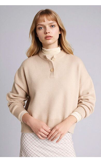 Regular Fit Bisiklet Yaka Kazak