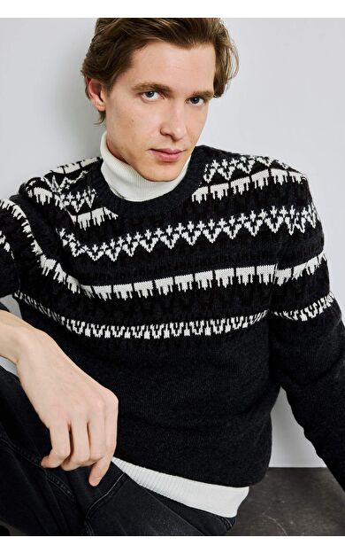 DeFacto Standart Fit Triko Kazak