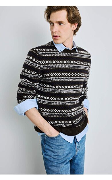 DeFacto Standart Fit Triko Kazak