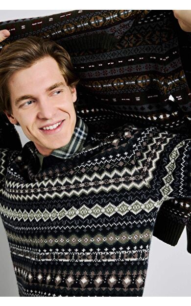 DeFacto Standart Fit Triko Kazak