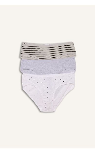DeFacto Penye 3'lü Slip Külot Kız Çocuk