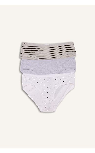 DeFacto Penye 3'lü Slip Külot Kız Çocuk