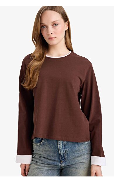 DeFacto %100 Pamuk Loose Fıt Tunik