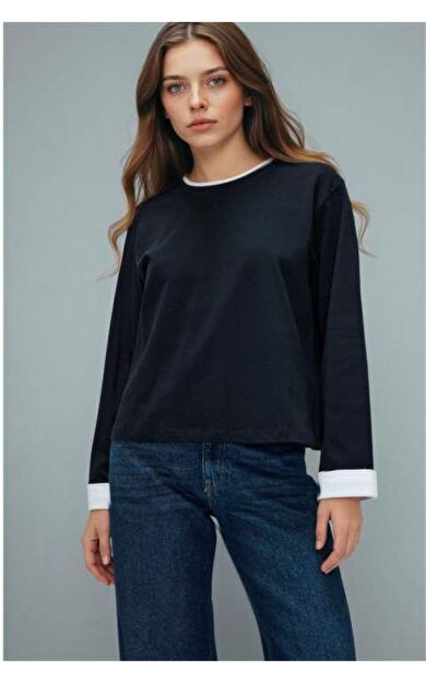 DeFacto Loose Fit Uzun Kollu Tunik