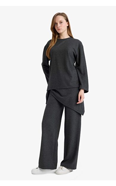 Wide Leg Selanik Kumaş Pantolon