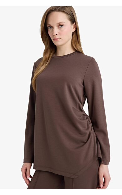 Regular Fit Uzun Kollu Tunik