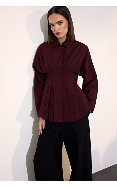 DeFacto Fitted Poplin Gömlek