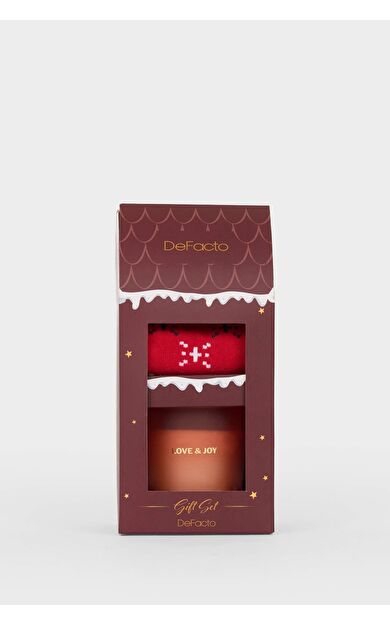 DeFacto Yılbaşı Temalı Kadın Çorap Mum Seti