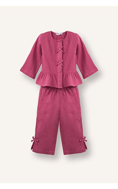 Müslin 2'li Takım Kız Bebek