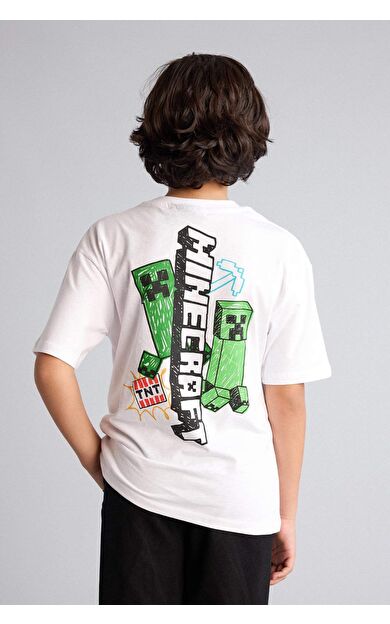 DeFacto Mınecraft Oversıze Tişört Erkek Çocuk