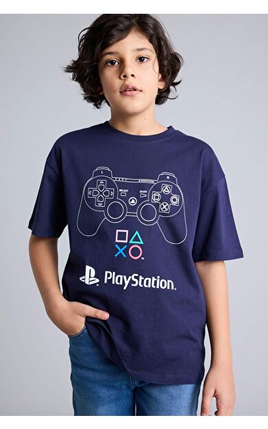DeFacto PlayStatıon Oversıze Tişört Erkek Çocuk
