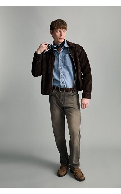DeFacto Yumuşak Dokulu Straight Fit Jean Pantolon