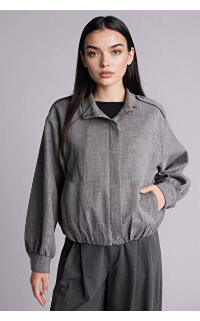 Dik Yaka Blazer Ceket