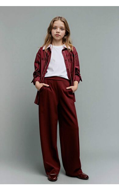 Kız Çocuk Wide Leg Geniş Paça Pantolon