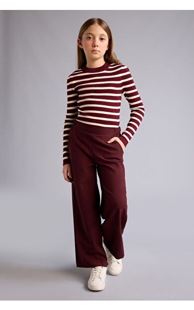 DeFacto Kız Çocuk Wide Leg Geniş Paça Pantolon