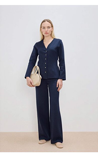 DeFacto Straight Wide Düz Paça Pantolon