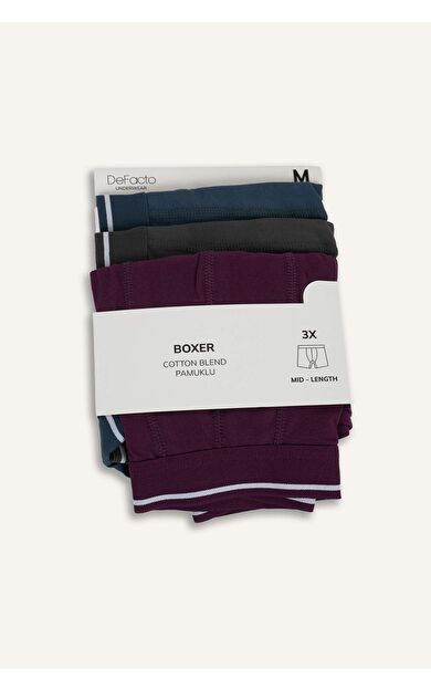 Regular Fıt 3'lü Boxer