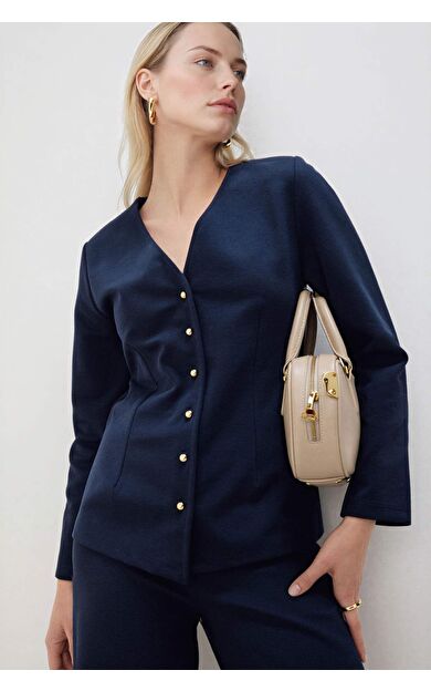 Regular Fit V Yaka Hırka