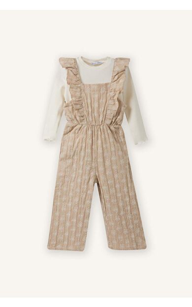 Çiçekli Müslin 2'li Takım Kız Bebek