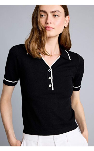 DeFacto Regular Fıt Polo Yaka Kazak