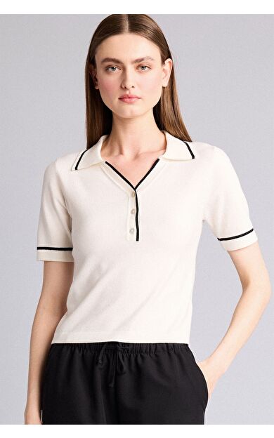 DeFacto Regular Fıt Polo Yaka Kazak