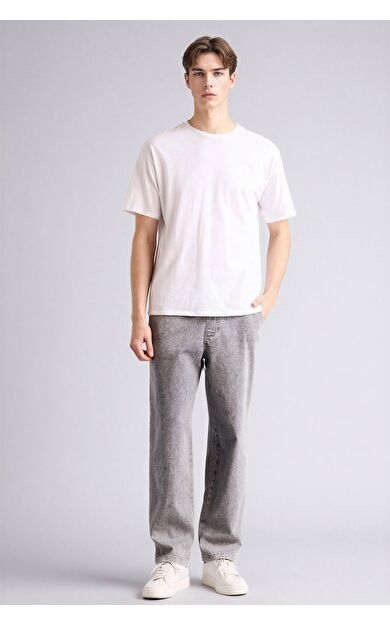 DeFacto Yumuşak Dokulu Wide Leg Jean Pantolon