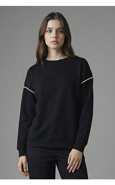 DeFacto Regular Fıt Bisiklet Yaka Sweatshirt Tunik