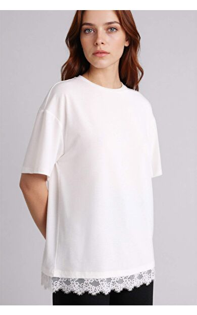 DeFacto Relax Fıt Bisiklet Yaka Kısa Kollu Tişört