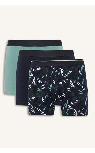 DeFacto Regular Fıt Floral 3'lü Boxer
