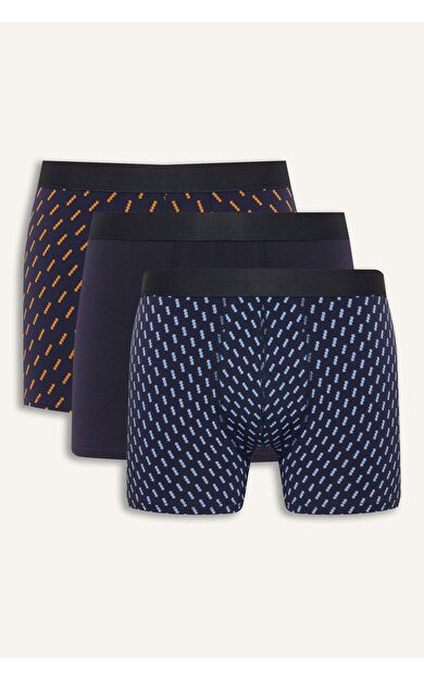 DeFacto Regular Fıt Çizgili 3'lü Boxer