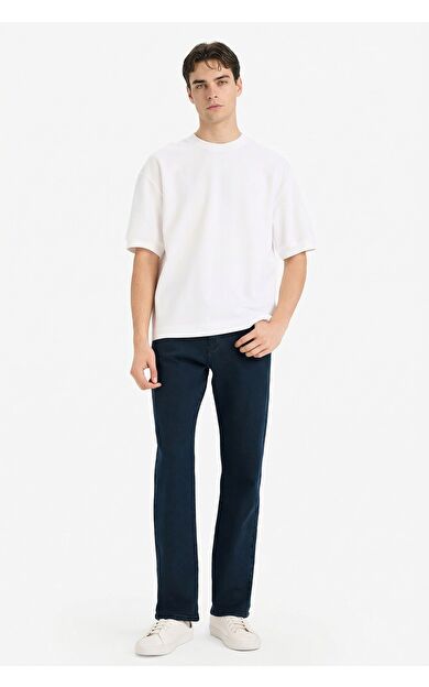 DeFacto Tapered Fit Düz Paça Jean Pantolon