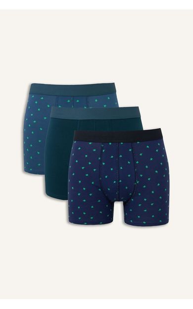 DeFacto Regular Fıt Baskılı 3'lü Boxer