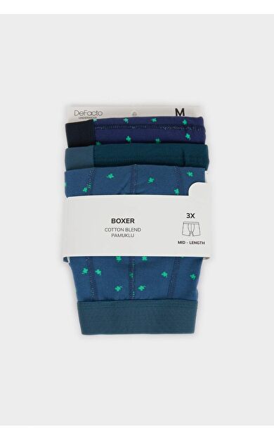 DeFacto Regular Fıt Meyve Baskılı 3'lü Boxer