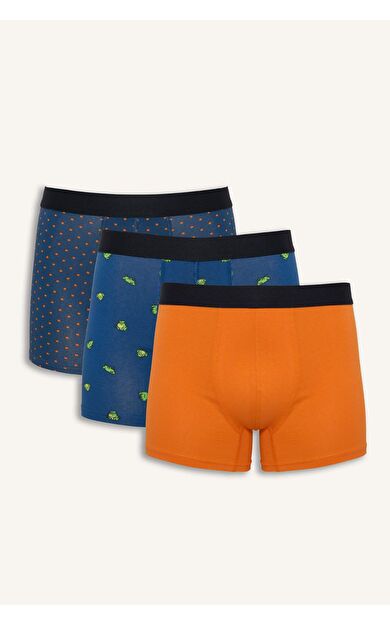 DeFacto Regular Fıt Hayvan Desenli 3'lü Boxer