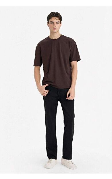 Straight Fit Düz Paça Jean Pantolon