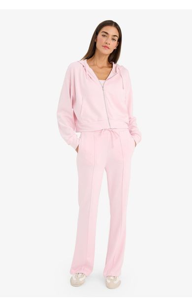 DeFacto Flare Fıt Modal Pantolon Pembe