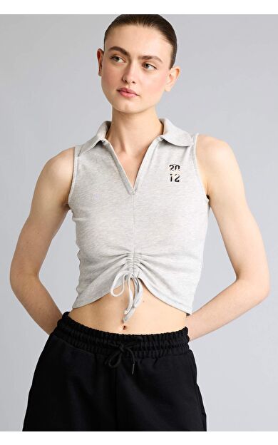 DeFacto NBA Brooklyn Nets Fıtted Polo Yaka Ribana Atlet