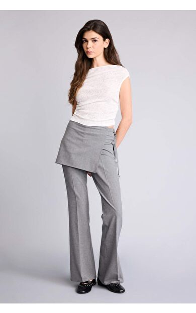 Flare Fıt Normal Bel Standart Boy Pantolon