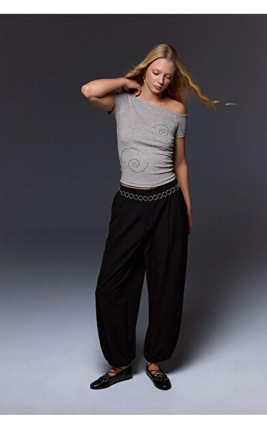 Balloon Fıt Normal Bel Pantolon